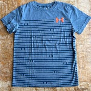 Under Armour Boys Blue T-Shirt YMD(10-12)